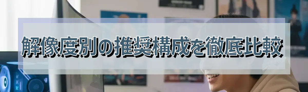 解像度別の推奨構成を徹底比較