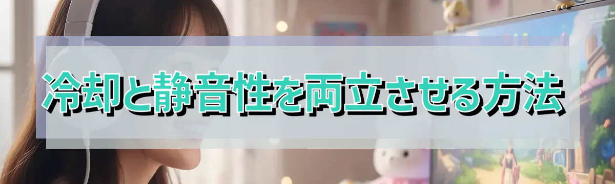 冷却と静音性を両立させる方法