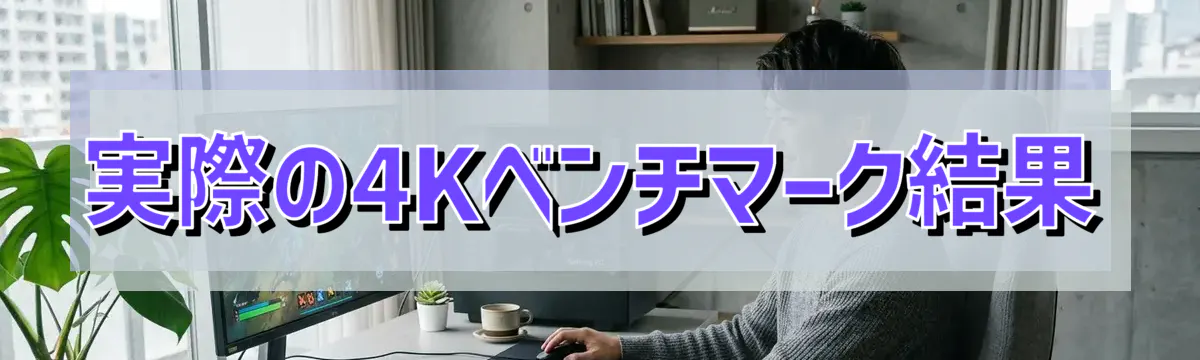 実際の4Kベンチマーク結果