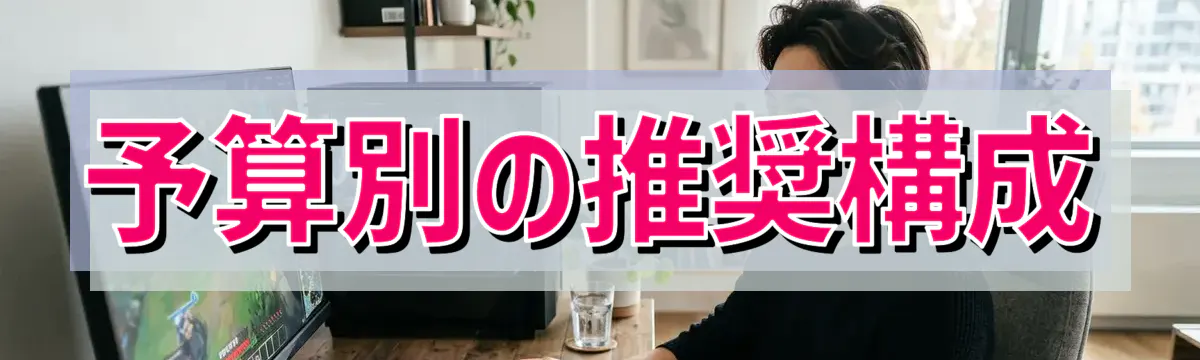 予算別の推奨構成