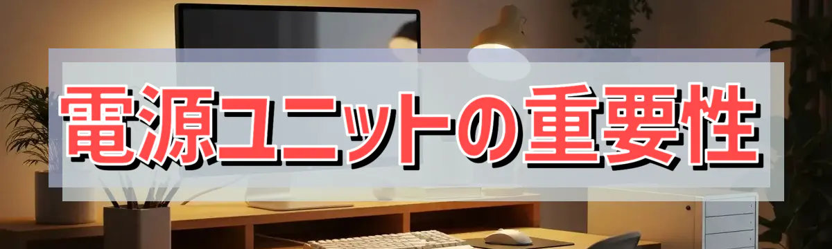 電源ユニットの重要性