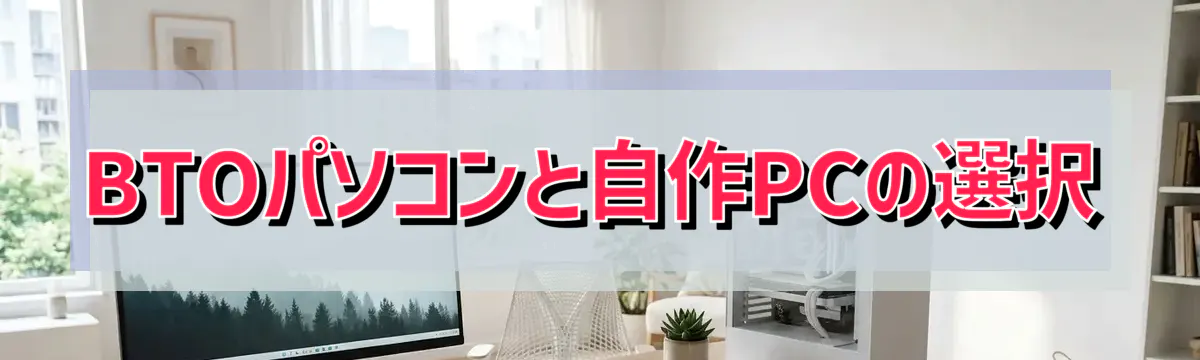 BTOパソコンと自作PCの選択