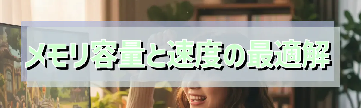 メモリ容量と速度の最適解