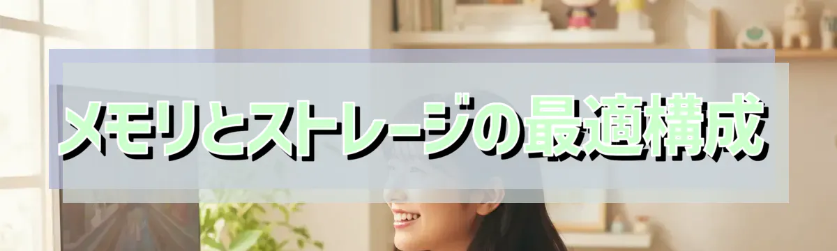 メモリとストレージの最適構成