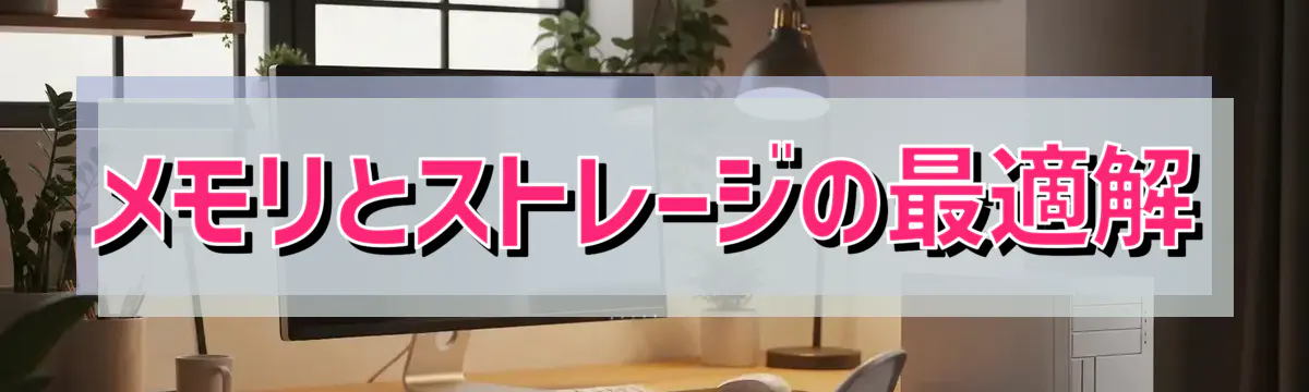 メモリとストレージの最適解