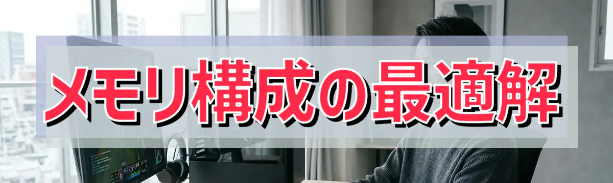 メモリ構成の最適解