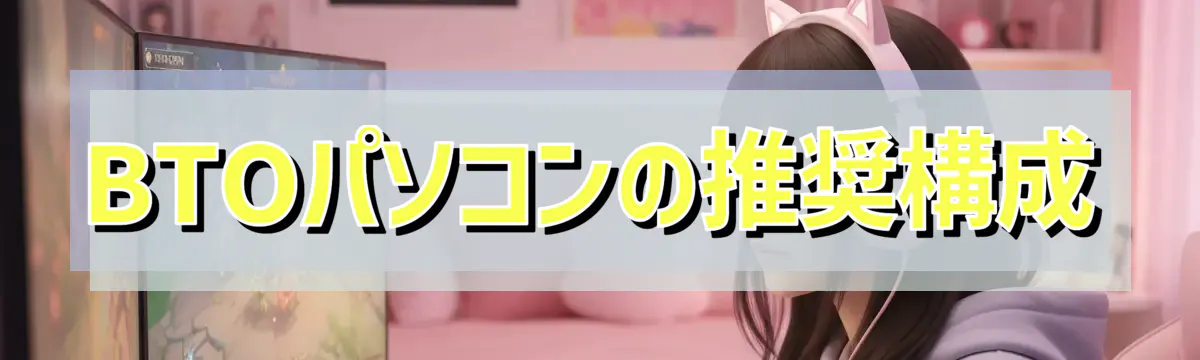 BTOパソコンの推奨構成