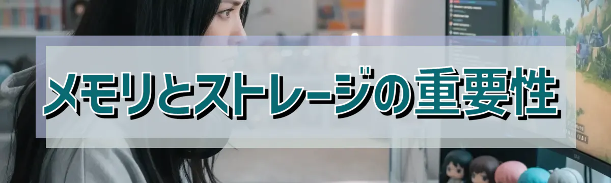 メモリとストレージの重要性
