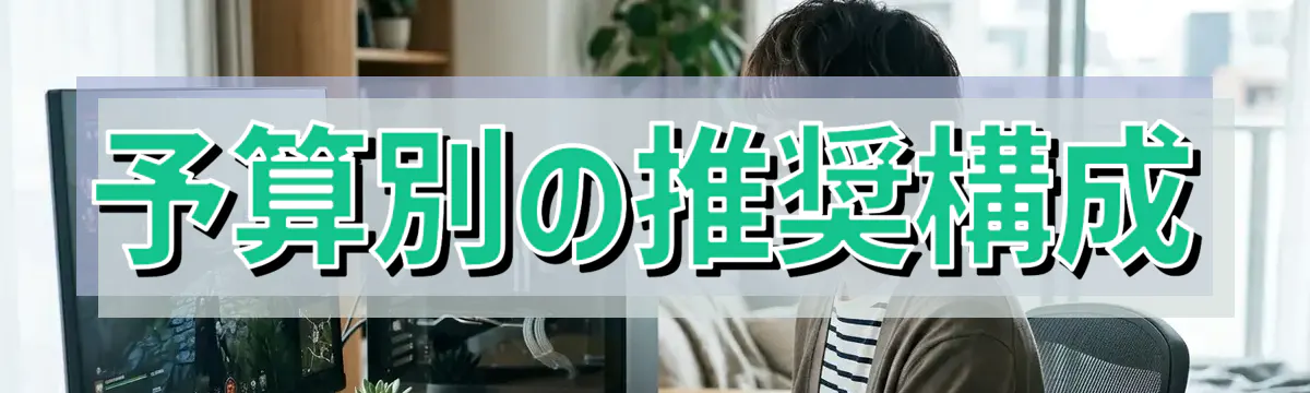 予算別の推奨構成