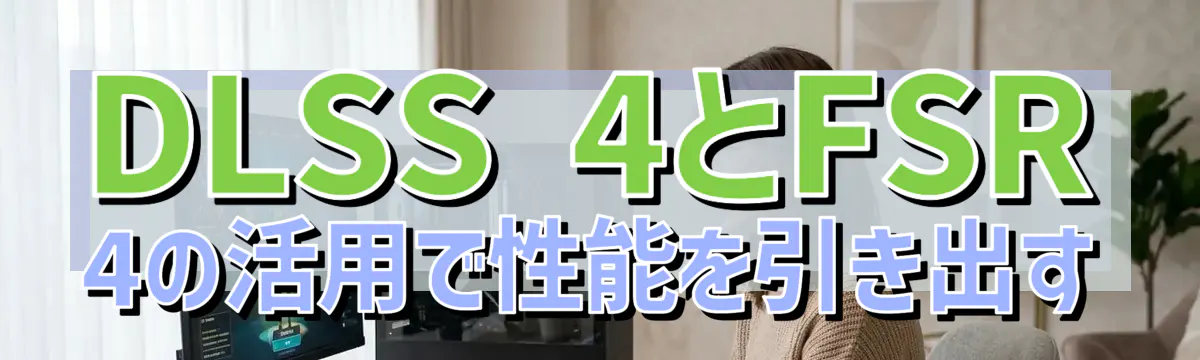 DLSS 4とFSR 4の活用で性能を引き出す