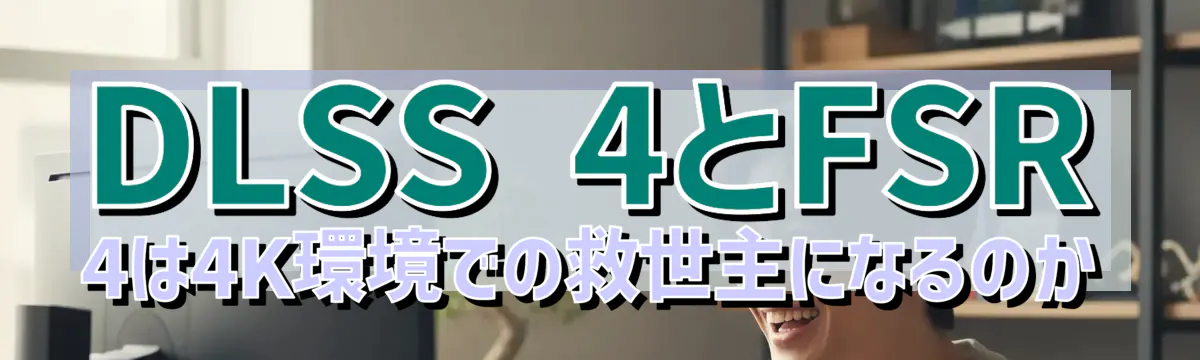 DLSS 4とFSR 4は4K環境での救世主になるのか